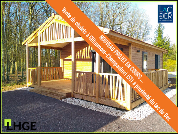 PROJET EN COURS : VENTE DE CHALETS