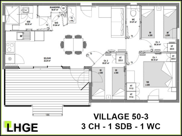 CHALET 50-3 3CH (C-005) – Image 7