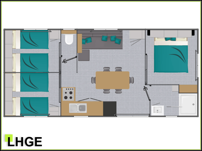 LOUISIANE TAMARIS 3CH (O-046) – Image 8